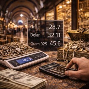 Kapalıçarşı’da Gümüş Fiyatları