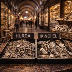 Kapalıçarşı’da Hurda ve İkinci El Gümüş Satışı